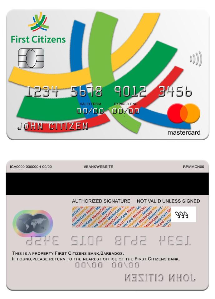 Barbaros first Citizens bank Mastercard